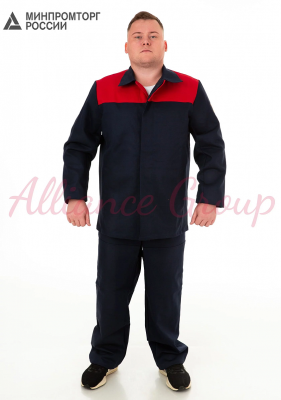 Костюм Марс- АГ. Ткань: 100% ХБ, пл. 350 г/м2 с усилением (МИНПРОМТОРГ)