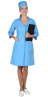 Халат ЛИМА женский голубой