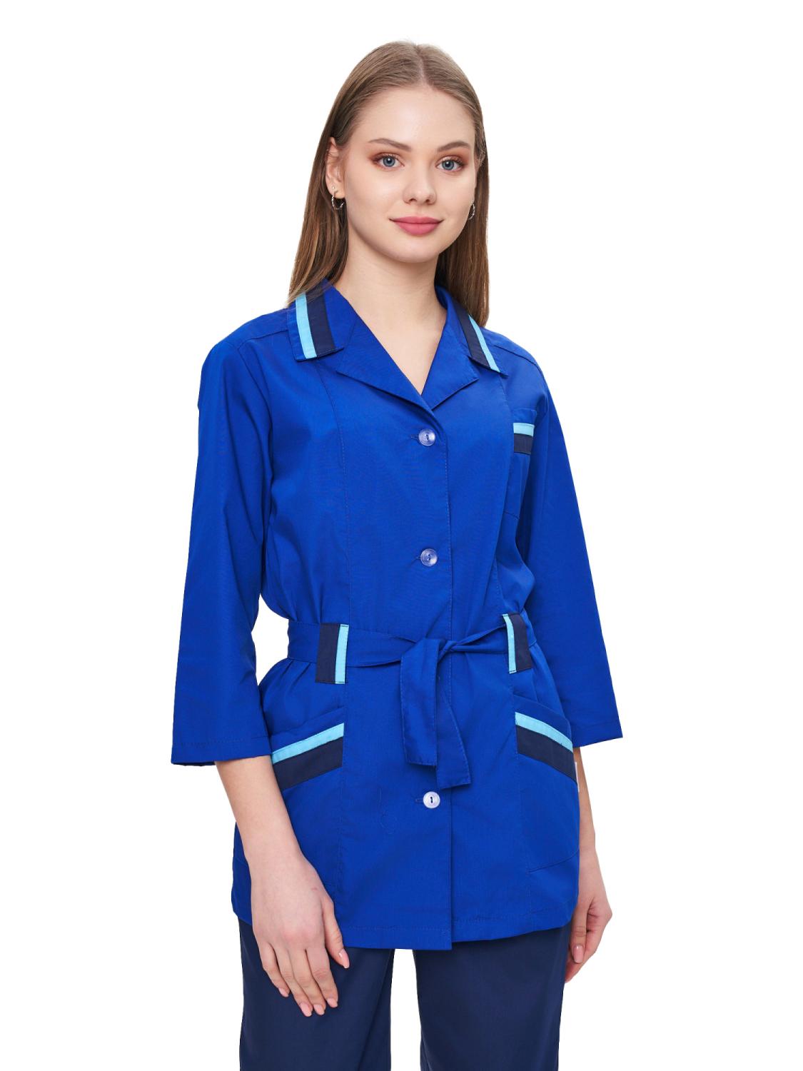 Костюм женский "Сфера" белый с лиловым