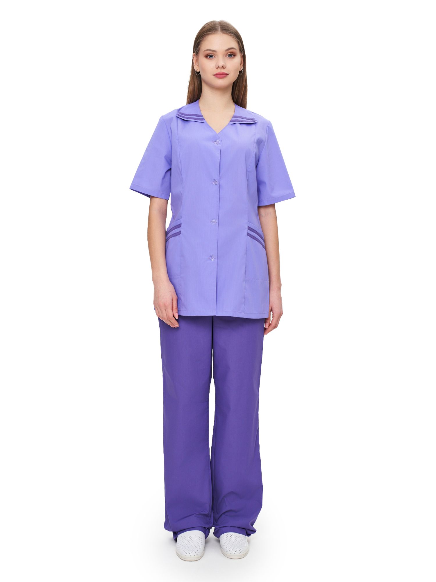 Костюм женский "Сфера" сиреневый с лиловым